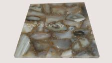 18 Agate Table Top Natural stones pietradura Handmade Work Decor"