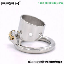 Stainless Steel Chastity Cage Wellness Belt Lock Chastity Devices Small Rings - CN