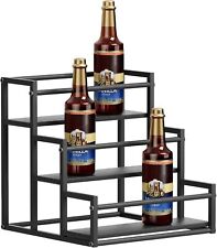 ZGO 3 Tier Coffee Syrup Rack for Bar, Water Bottle Organizer Black - Mumbai - India