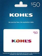 Kohl's Gift Card 50 dolar