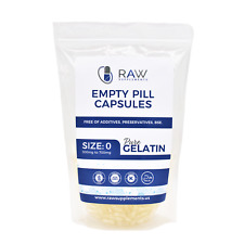 Empty Gelatin Clear Capsules Size 0 Halal Certified Kosher Gluten Gel Caps - Toronto - Canada