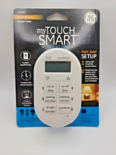 My Touch Smart By Jasco GE 26892 Indoor Simple Plug-In Digital Timer White - Waddell - US