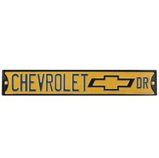 Chevrolet Metal Automotive Wall Decor Size 20W X 3.375"W"