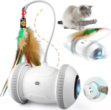 Cat Toys,Automatic Cat Feather Toys with,Smart Electric Cat Toys Pet Exercise To - Denver - US