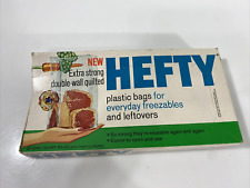 Vintage hefty Plastic Food Bags Kitchen 1980's Prop USA