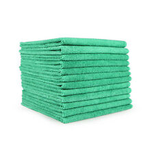 Microfiber Cleaning Cloth Packs of 12 - Reusable 12 x 12 Color Options - 320 GSM