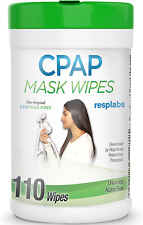 Mask Cleaning Wipes - Unscented, Alcohol-Free Cleaner 110 Wipe Pack