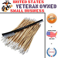 Type-III Universal Gun Cleaning Kit- 100pc Tapered/Regular Swabs and Nylon Brush