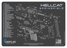 Springfield HELLCAT Armorers Gun Cleaning Mat Cerus Gear PREMIUM Made in USA