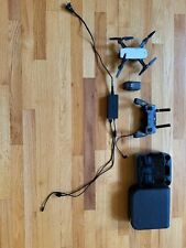 dji spark with portable charging station, controller and extra battery