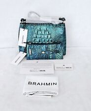 BRAHMIN PEACOCK LORELEI W/CREDIT CARD WALLET #HARD TO FIND#