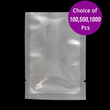 4.75x7in Clear Transparent Polythlene Heat/Vacuum Sealable Food-Safe Bag M05