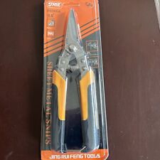 8.5 Tin Snips Sheet Metal Straight Cut Tool Construction Tools New Hand Tools"