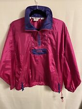 VTG Columbia Cranberry Pullover Windbreaker Woman X-large