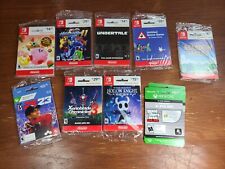 Nintendo Switch/XBOX ONE Full Game Download eShop Card Lot *FOR DISPLAY ONLY*