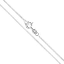 Sterling Silver Necklace BOX Chain Solid 925 Italy 1mm New Wholesale Prices Deal