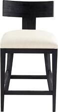 Counter Stool CYAN DESIGN SEDIA Transitional Black Solid Wood - Toronto - Canada