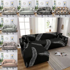 Minimalist Art Leaves Sofa Cover Living Room Elastic Couch Cover 1/2/3/4-seater - Toronto - Canada