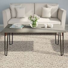 Steel Hairpin Metal Legs Coffee Table Living Room Accent Modern Contemporary - Lorain - US