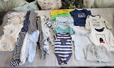 Baby boy 3-6 months clothes bundle 25 items basics vests & sleepsuits dumbo new