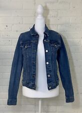 Levis Women’s Medium Wash Blue Denim Trucker Jean Jacket Size Small - S40117