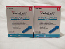 400 Cardinal Health 30 Gauge Lancets Universal 4 Boxes of 100 Each Free Shipping - Sebring - US