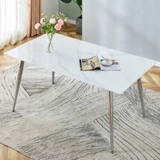 Modern minimalist rectangular dining table.63*35.4"*30"DT-1544 - CN"