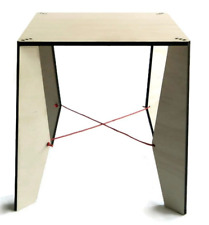 Minimalist Square Laser Cut Wood Coffee Table for Living Room, Small End & Side - Toronto - Canada