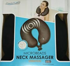 New Health Touch Neck Massager Soft Microbeads Travel Support Vibration - Chicago - US