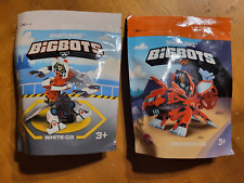 LOT OF 2 Wendy's Kids Meal Toy Smartlinks BIG BOTS White 03 Orange 05 - Wilmington - US