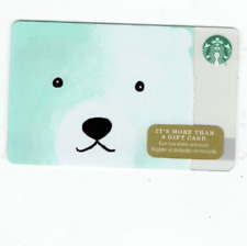 2016 STARBUCKS Gift Card - Polar Bear - 6127 - Christmas -Collectible - No Value