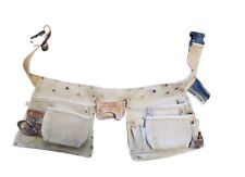 Craftsman Tool Belt 937543 - Carpenters Leather Tool Apron Belt Rig Construction