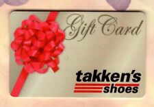TAKKEN'S SHOES Christmas, Red Ribbon Bow ( 2004 ) Gift Card ( $0 )