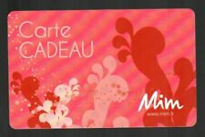 MIM ( France ) Pink Flowers ( 2010 ) Gift Card ( $0 )