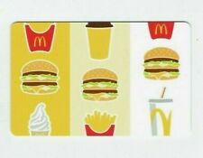 McDonalds Gift Card - Big Mac, Fries, Cone - 2021 - NO Value - I Combine Ship
