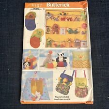 Butterick Pattern 5507 Animal Beany Pals Accessories 1998