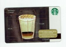 2015 STARBUCKS Gift Card - Caramel - Espresso - Latte - No Value - I Combine