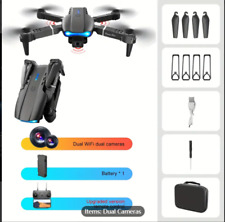 E99 Drone With Dual Camera, Foldable RC Drone Toy For Beginners, Indoor And Outd