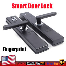 Keyless Electronic Digital Fingerprint Door Lock Bedroom Door Password Keypad - Chino - US