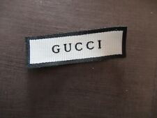 GUCCI 1 Designer Tag LABEL Replacement Sewing Accessories lot 1