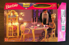 Barbie Mattel 67551 Dining Room Set COMPLETE OPEN BOX NEW IN PACKAGING