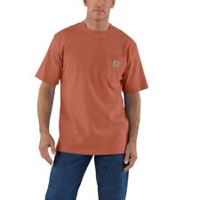 Carhartt SS Tee Shirt Pocket Loose Fit Terracotta K87 Sz XS NWT