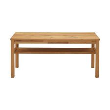 Muji wooden bench Width 100 Depth 37 Height 44 cm Board seat Knotted Oak wood 12 - Toronto - Canada