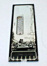 Antique Automotive Silhouette Thermometer 3.5 x 10""