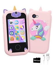 Kids Smart Phone for Girls Unicorns Gifts for Girls Toys 8-10 Years Old Pink - Ellenton - US