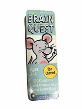 Brain Quest for Threes, Revised 4th Edition: 300 Questions Smart Start Ages 3-4 - Waxahachie - US