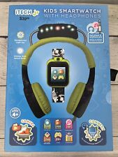 iTech jr Kids Smart Watch Headphones Green Space Robot Theme - Comfort - US