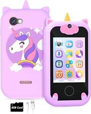 Fiechcco Gifts for Girls Age 6-8 Kids Smart Phone -(Purple) - Monterey Park - US