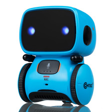 Kids Smart Robot Toy Interactive Voice Control Touch Speech Recognition Blue - Denver - US