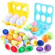 3D 6 Pcs 1 Box Baby Early Learning Kids Gift Smart Toddlers Smart Eggs Puzzle To - CN